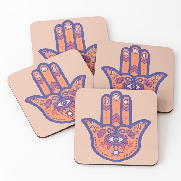 Item preview, Blood Orange | Hamsa Hand Amulet  designed and sold by Bloomandflo.