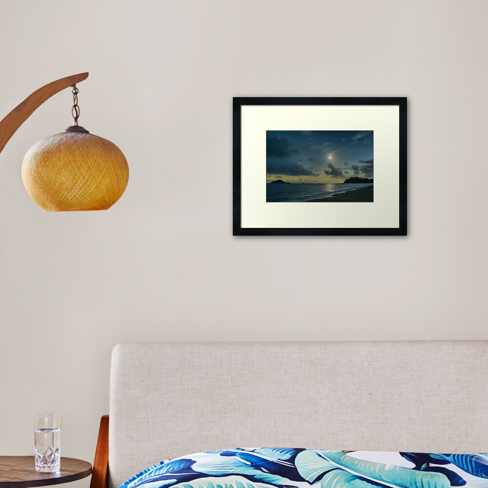 Like a Diamond in the Sky Framed Art Print