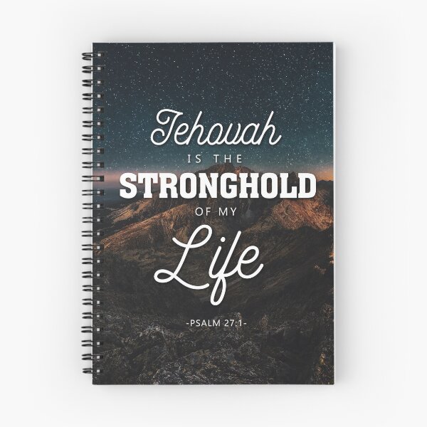 Item preview, Jehovah is the stronghold of my life Psalm 27:1 designed and sold by KA DESIGNS.