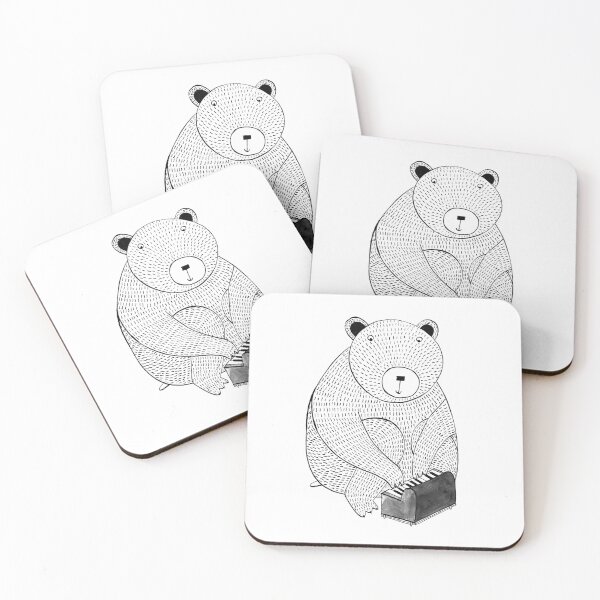 Item preview, Piano bear designed and sold by holy_other.