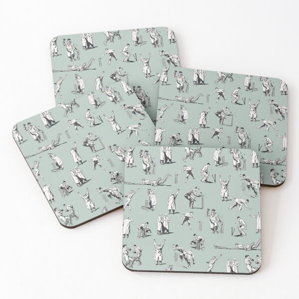 Cricket (Teal) Coasters (Set of 4)