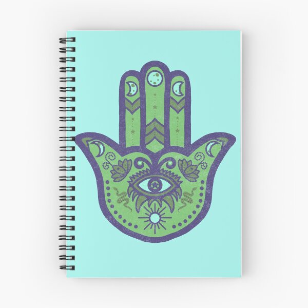 Item preview, Beetle Juice | Hamsa Hand Amulet | Juicy Green and Turquoise  designed and sold by Bloomandflo.