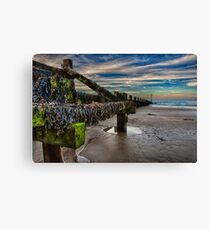 Sheringham Beach Landscape Canvas Print