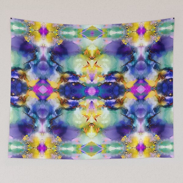 Item preview,  Dreamy whimsical , psychedelic Arte Abstracto, abstract art design designed and sold by Adri Barnard.