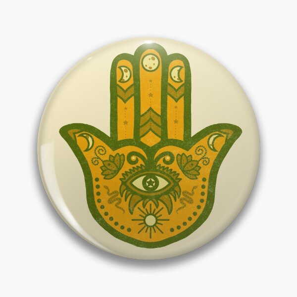 Item preview, Golden Hour | Hamsa Hand Amulet  designed and sold by Bloomandflo.