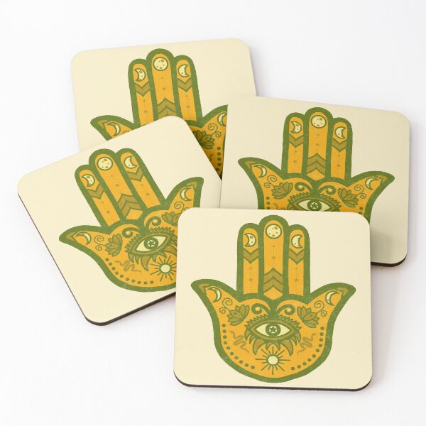 Item preview, Golden Hour | Hamsa Hand Amulet  designed and sold by Bloomandflo.