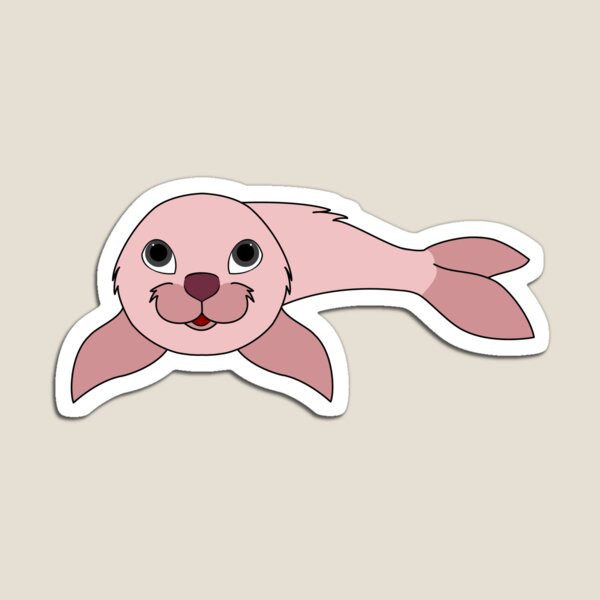 Aperçu de l'œuvre Light Pink Baby Seal créée et vendue par Grifynne.