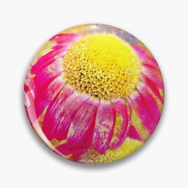Item preview, Three Pink Daisies designed and sold by FOLK ART FUSION by heidiannemorris.
