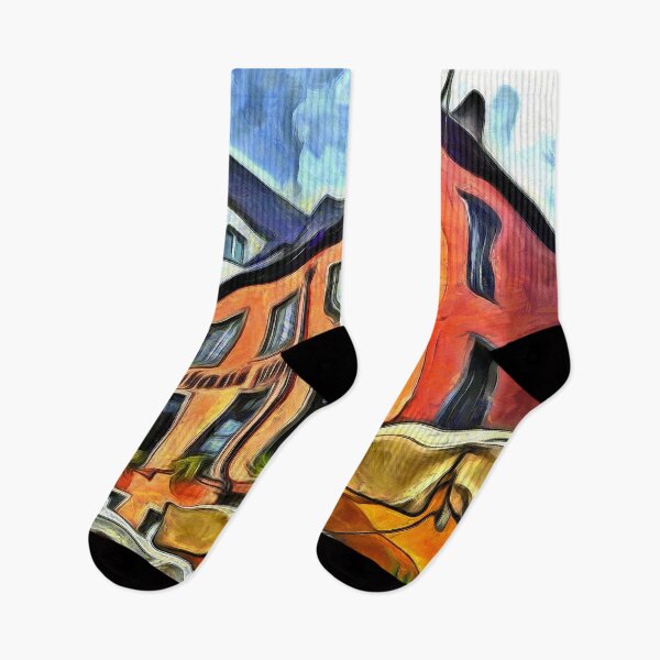 Item preview, Orange Building in Old Speyer Germany KPA designed and sold by karynpeters.