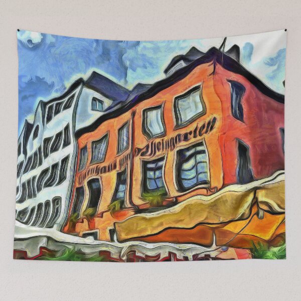 Item preview, Orange Building in Old Speyer Germany KPA designed and sold by karynpeters.