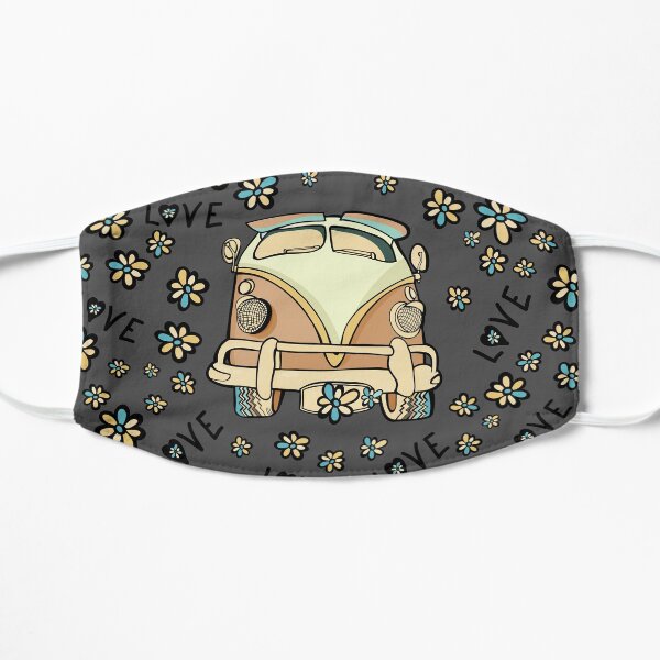 Van Love - Retro Brown and Mustard Colour Palette Mask