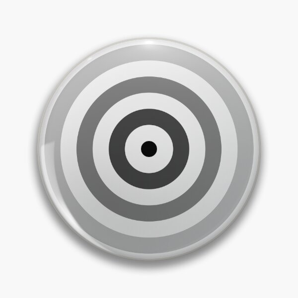 Item preview, Geometric Pattern: Rondel: Monochrome Gradient Snow designed and sold by Red Wolf.