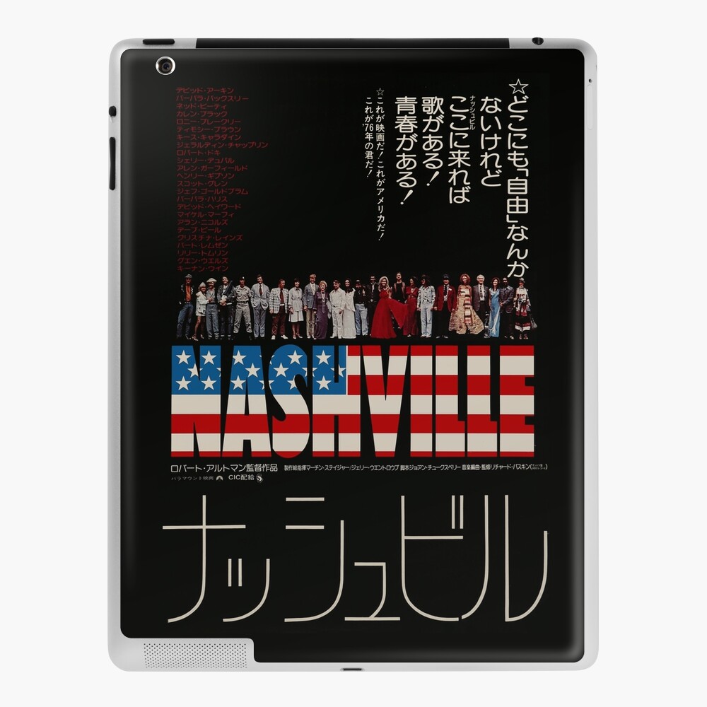 Nashville Vintage Japanese Movie Poster Ipad Case Skin By Nuorder Redbubble