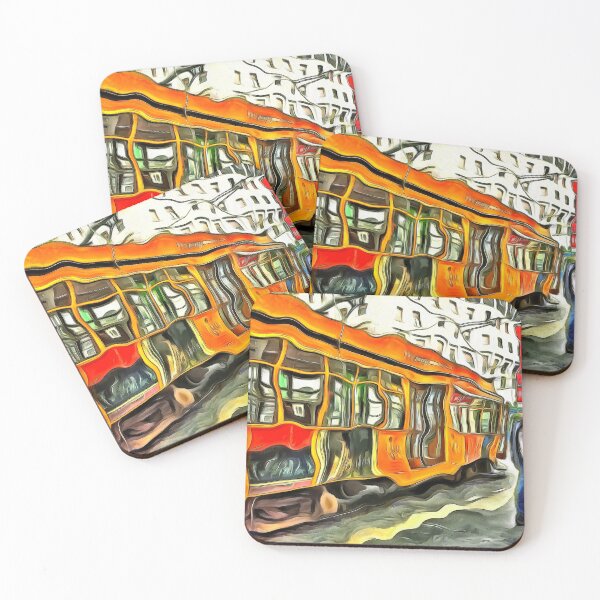 Item preview, Waiting for the Streetcar in Milan Italy KPA MP designed and sold by karynpeters.