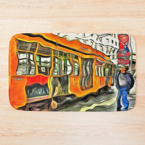 Item preview, Waiting for the Streetcar in Milan Italy KPA MP designed and sold by karynpeters.