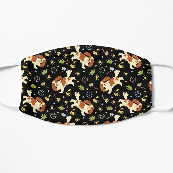 Playing Cavalier King Charles Spaniel - Black Mask