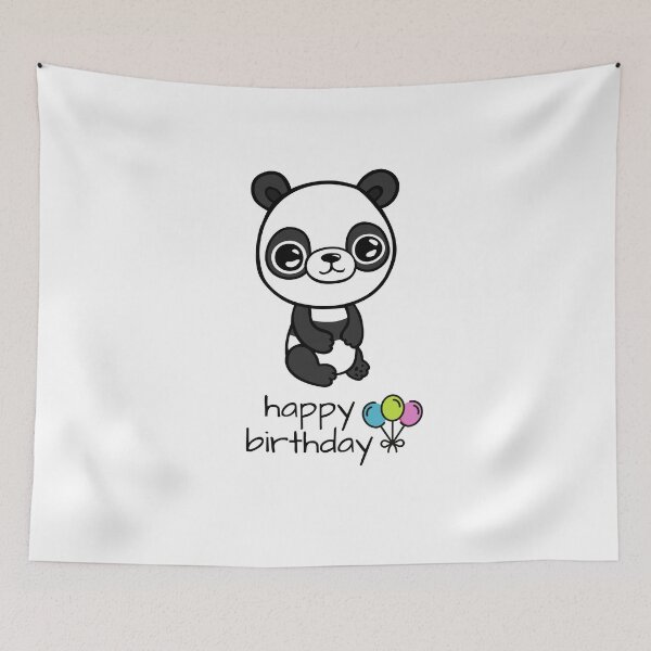 Item preview, Happy Birthday Panda designed and sold by jakezbontar.