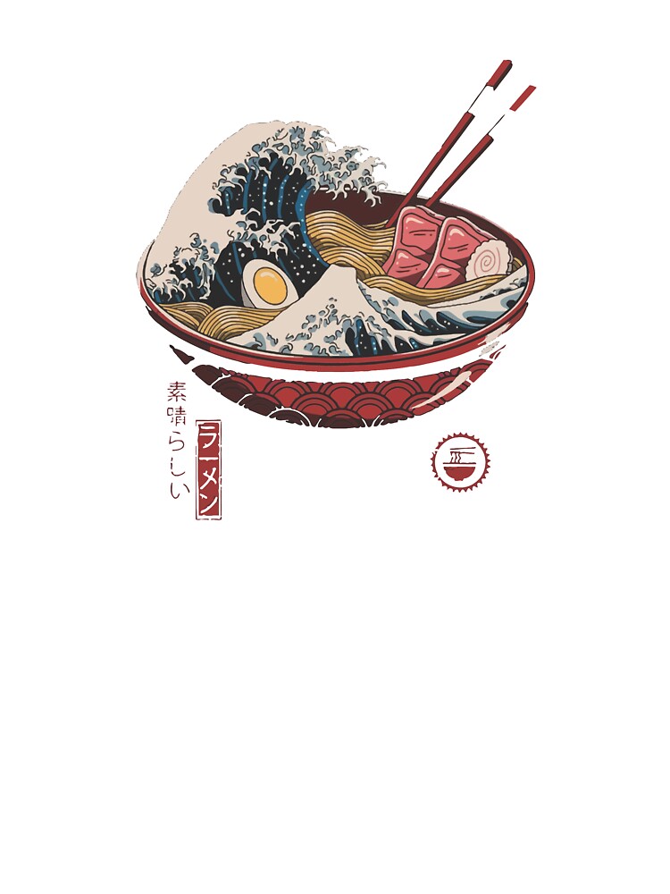 Wave Ramen Kids T Shirt By Skotenge Redbubble - ramen store roblox