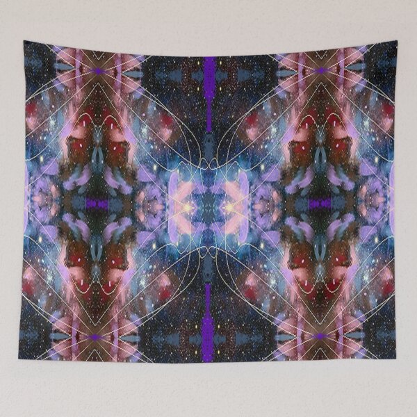Item preview, Midnight , psychedelic Arte Abstracto, abstract art design designed and sold by Adri Barnard.