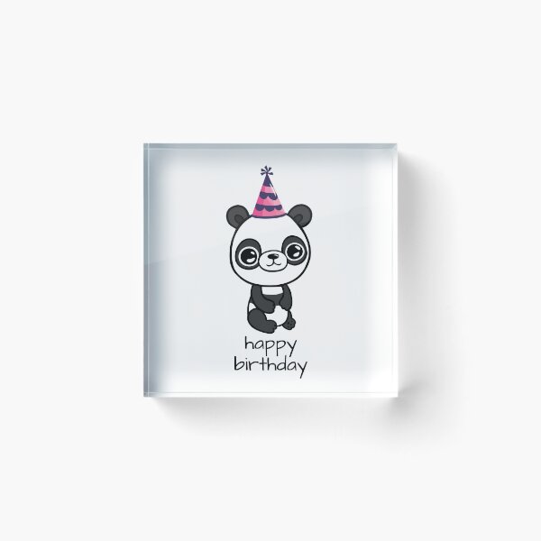 Item preview, Happy Birthday Panda designed and sold by jakezbontar.