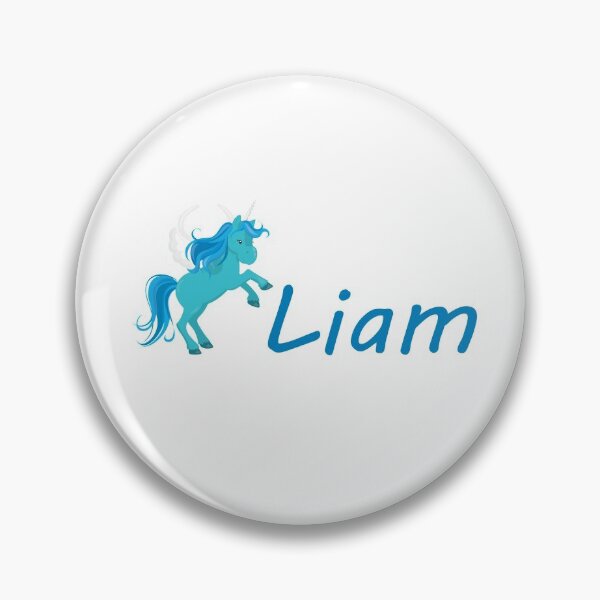 Item preview, Liam Cute Blue Unicorn  designed and sold by ToniaKroeger.