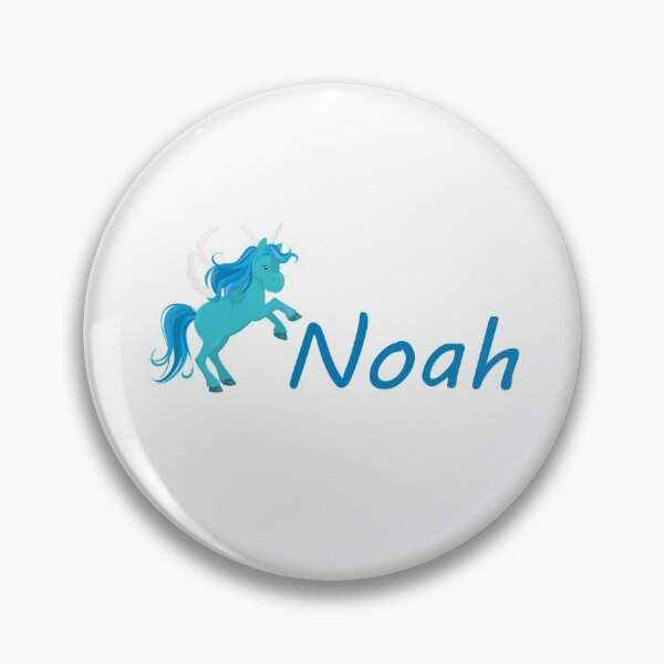 Item preview, Noah Cute Blue Unicorn  designed and sold by ToniaKroeger.