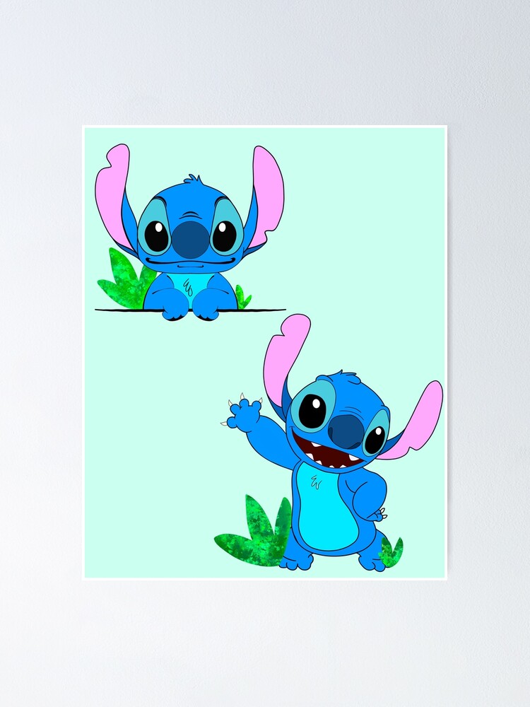 Cute Stitch  Poster for Sale by FalChi