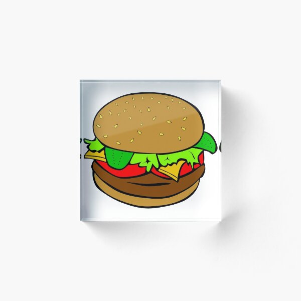 Item preview, hamburger cheeseburger designed and sold by RayLagerfeld.