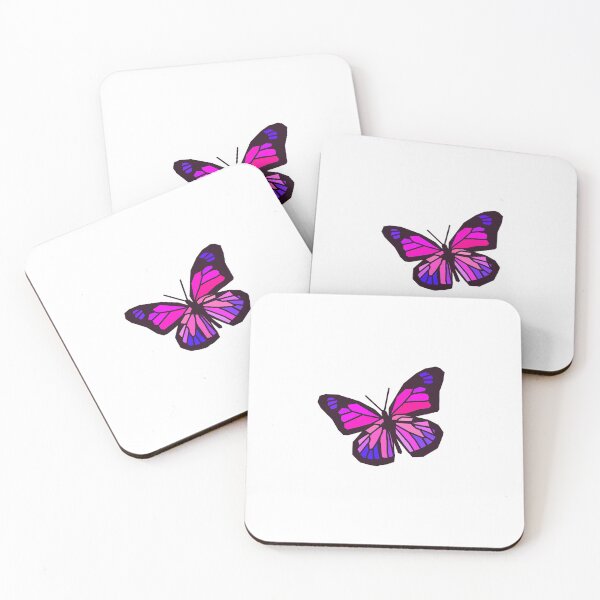 Item preview, Neon pink butterfly designed and sold by Amy Shimizu.