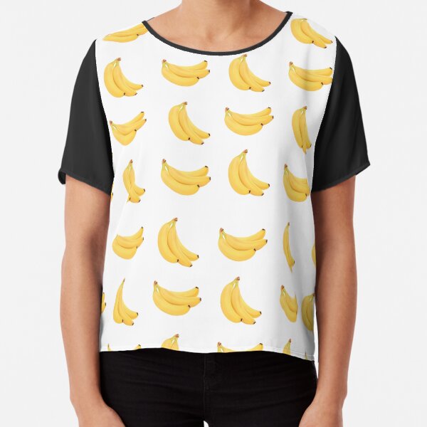 Banana print Chiffon Top