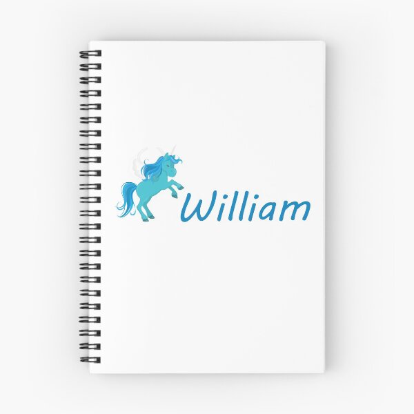 Item preview, William Cute Blue Unicorn  designed and sold by ToniaKroeger.