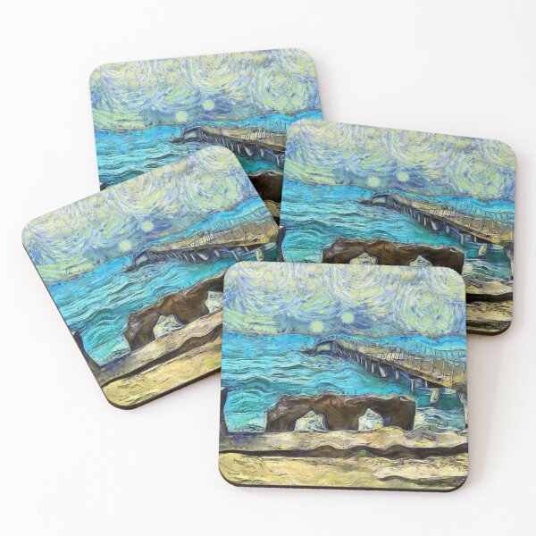 Item preview, Ocean Pier on Grand Turk Turks and Caicos KPA designed and sold by karynpeters.