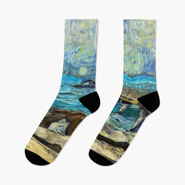 Item preview, Ocean Pier on Grand Turk Turks and Caicos KPA designed and sold by karynpeters.