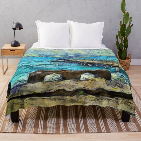 Item preview, Ocean Pier on Grand Turk Turks and Caicos KPA designed and sold by karynpeters.