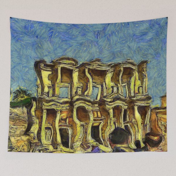 Item preview, Ancient Library Ruins Ephesus Turkey KPA designed and sold by karynpeters.