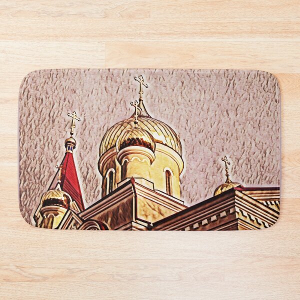Item preview, Orthodox church with shining domes designed and sold by helenkaiy.