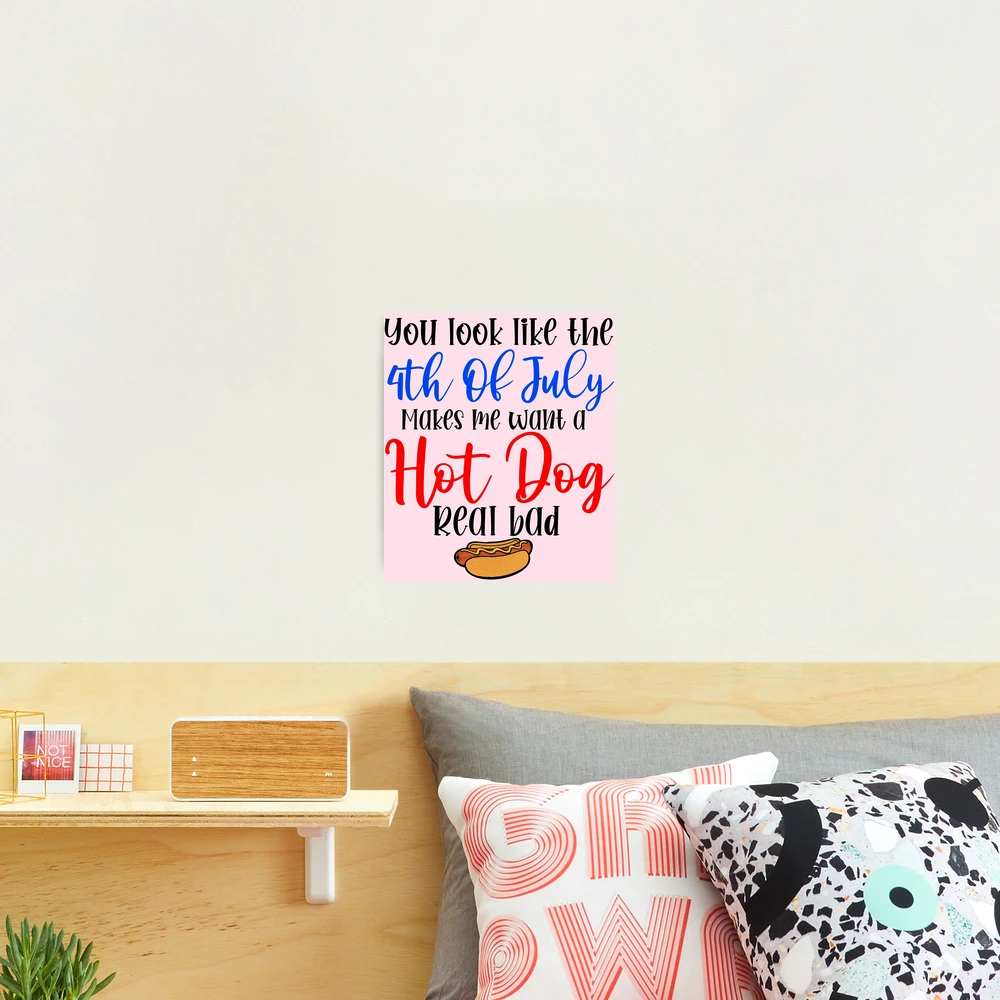 Want A Hot Dog Decal