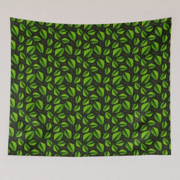Item preview, Green Floral leaves pattern designed and sold by Illutino.