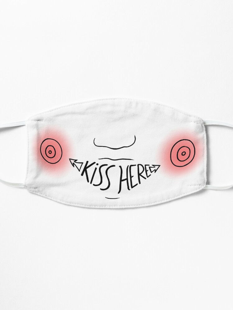 Alternate view of Kiss Here Mask