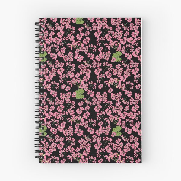 Item preview, Pink Geranium on Black designed and sold by elainemarie.