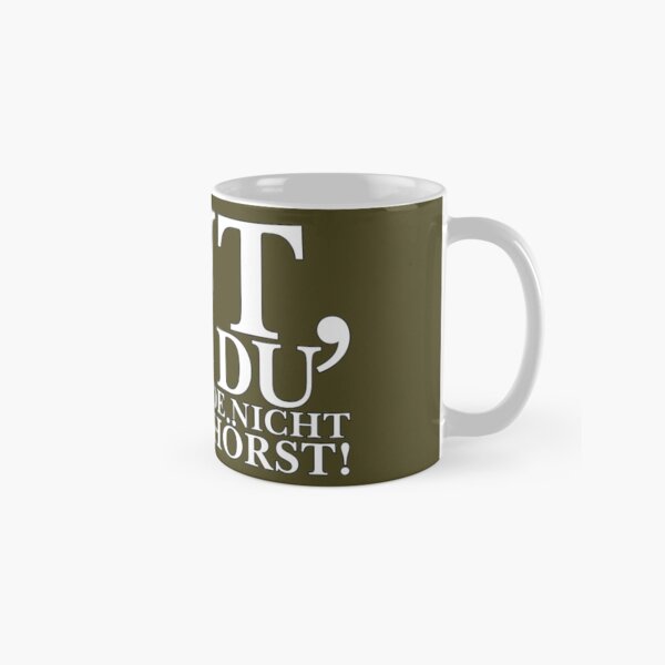 Good thing you don't hear me thinking right now! Dark Classic Mug