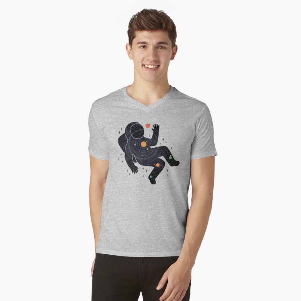 Item preview, V-Neck T-Shirt designed and sold by thepapercrane.