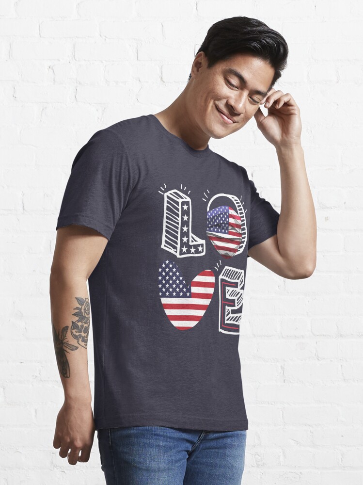 Discover Love america T-shirt, 4th of july gift t shirts,independence day  T-shirts