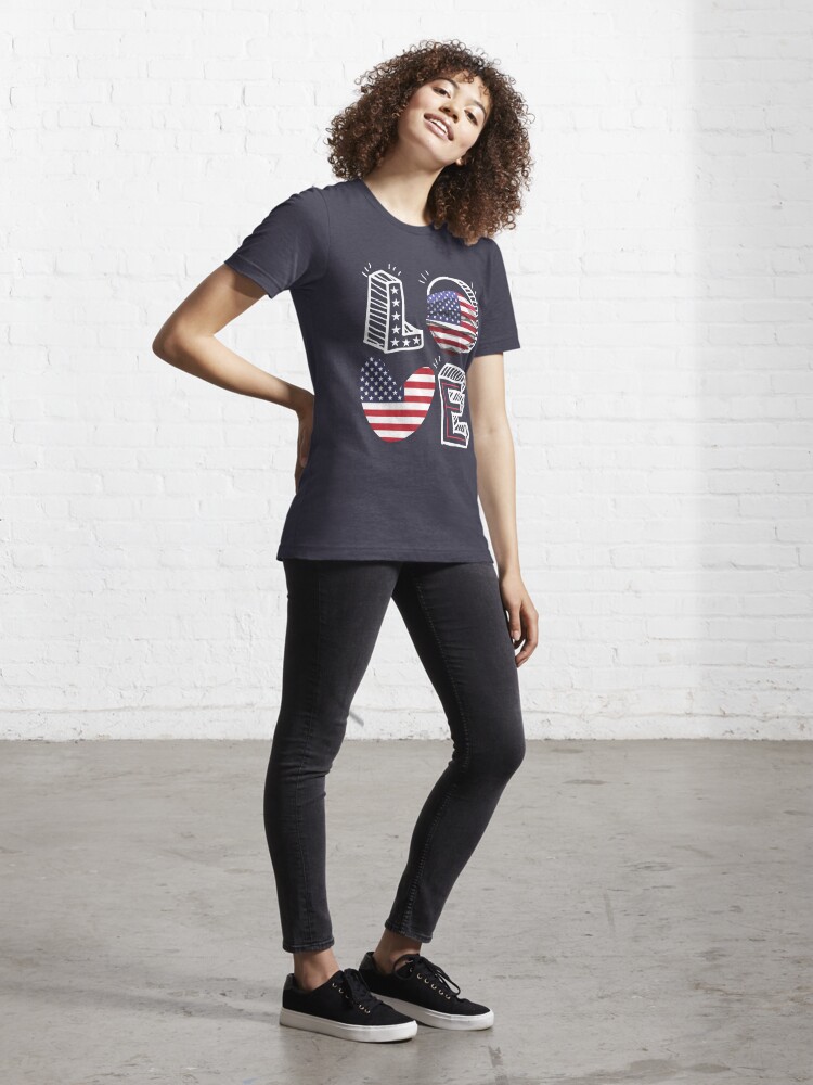 Discover Love america T-shirt, 4th of july gift t shirts,independence day  T-shirts