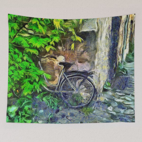 Item preview, Bicycle in Copenhagen Denmark Alley KPA designed and sold by karynpeters.