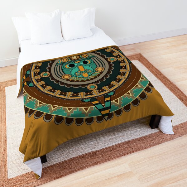 Aztec Calendar Comforter