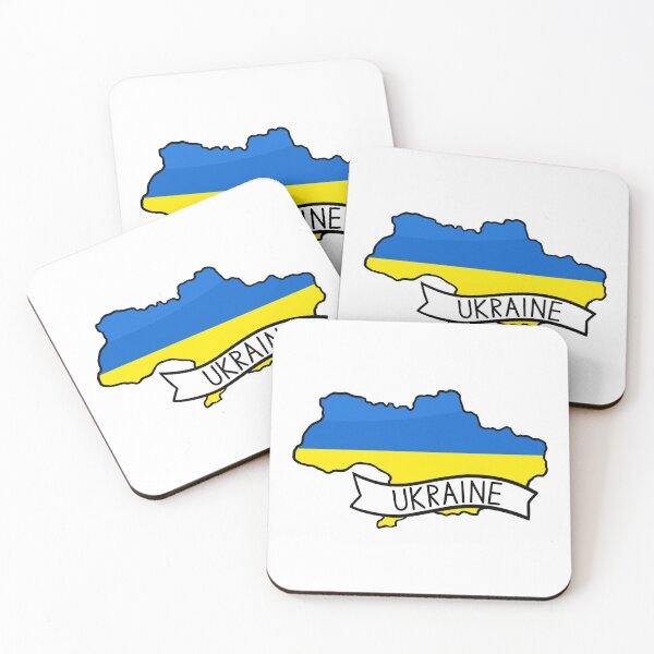 Item preview, Ukraine Flag Map Sticker designed and sold by Drawingvild.