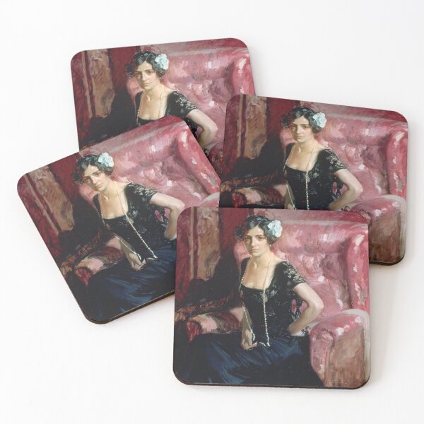 Item preview, Joaquín Sorolla - Clotilde in evening dress designed and sold by Impressionist Masters.
