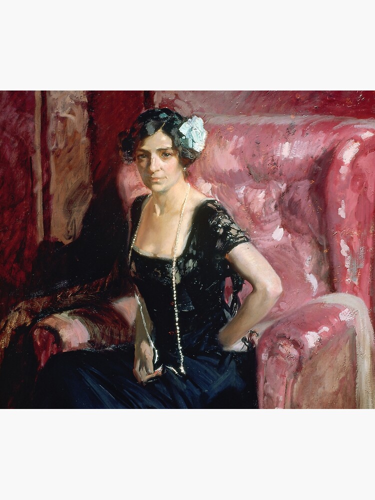 Joaqu n Sorolla Clotilde in evening dress Tapestry