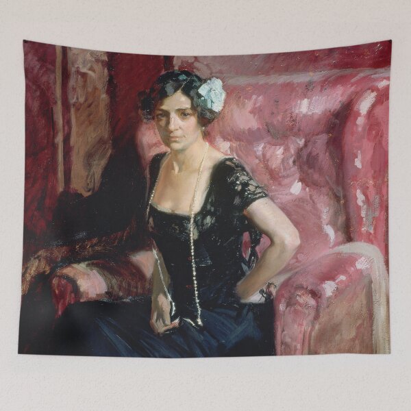 Item preview, Joaquín Sorolla - Clotilde in evening dress designed and sold by Impressionist Masters.
